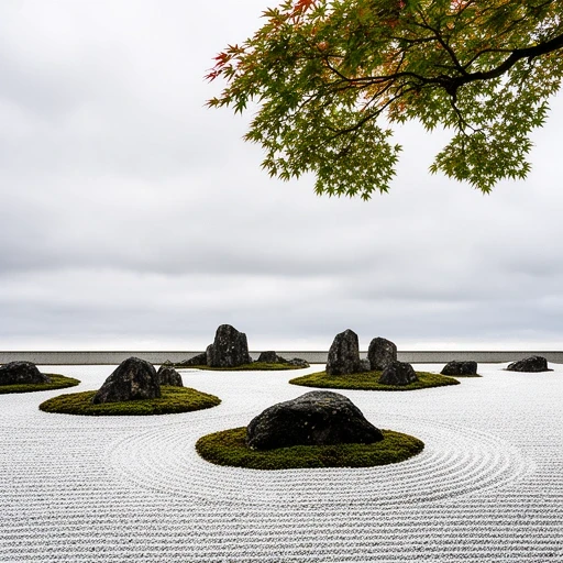 寺の庭